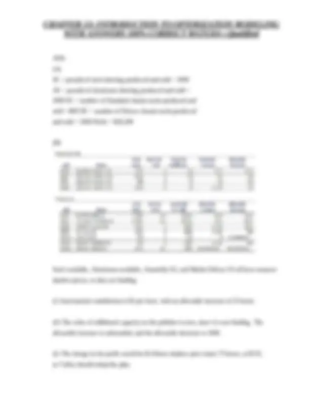CHAPTER 13: INTRODUCTION TO OPTIMIZATION MODELING WITH ANSWERS 100% ...