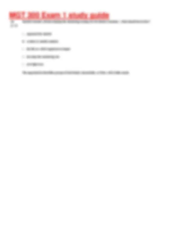MGT 300 Exam 1 study guide 100% GRADED A MGT 300 Exam 1 study guide 100 ...