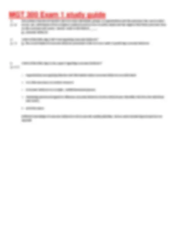 MGT 300 Exam 1 study guide 100% GRADED A MGT 300 Exam 1 study guide 100 ...