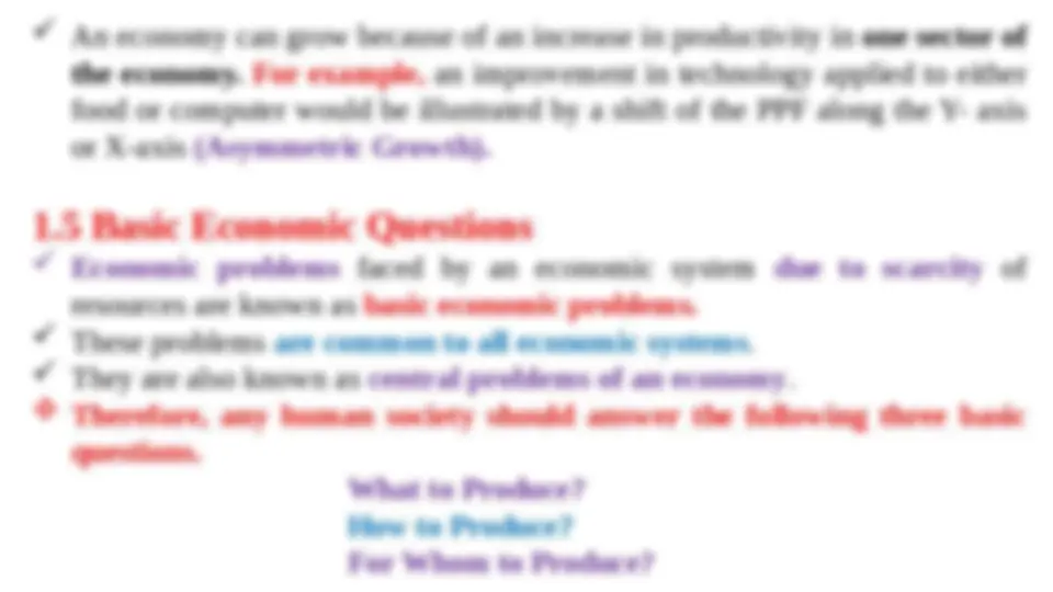 Economics For Dummies Notes Basic economics chapter one | Lecture notes Economics | Docsity