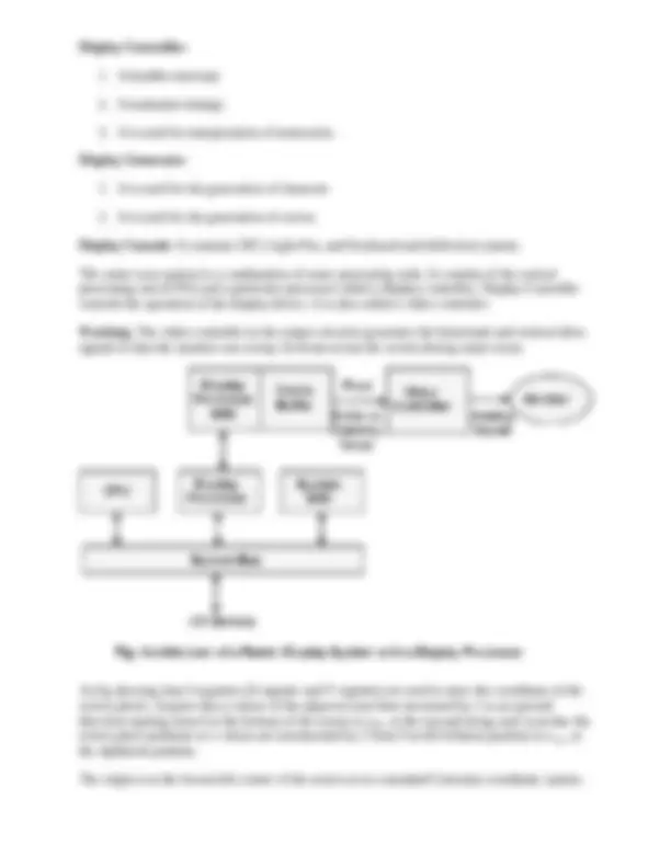 Computer graphics and animation | Lecture notes Computer Science | Docsity