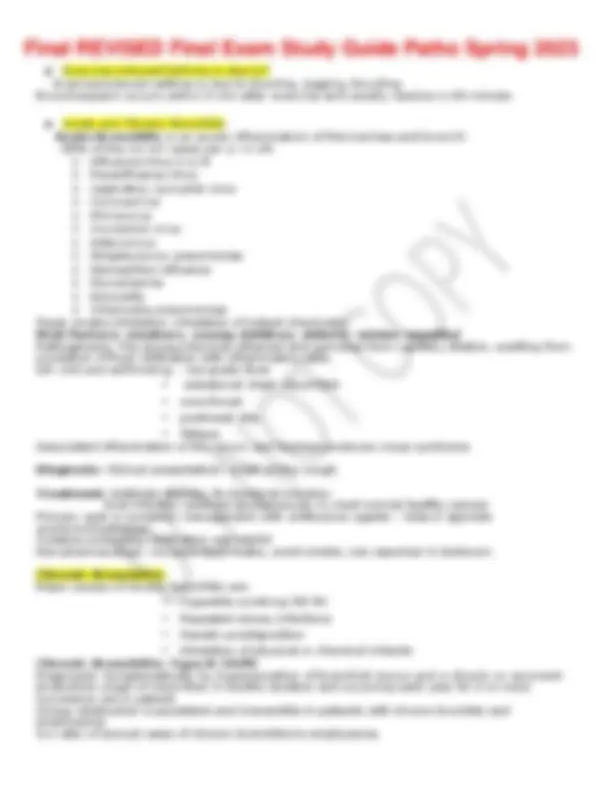 Final REVISED Final Exam Study Guide Patho Spring 2023 | Study Guides ...