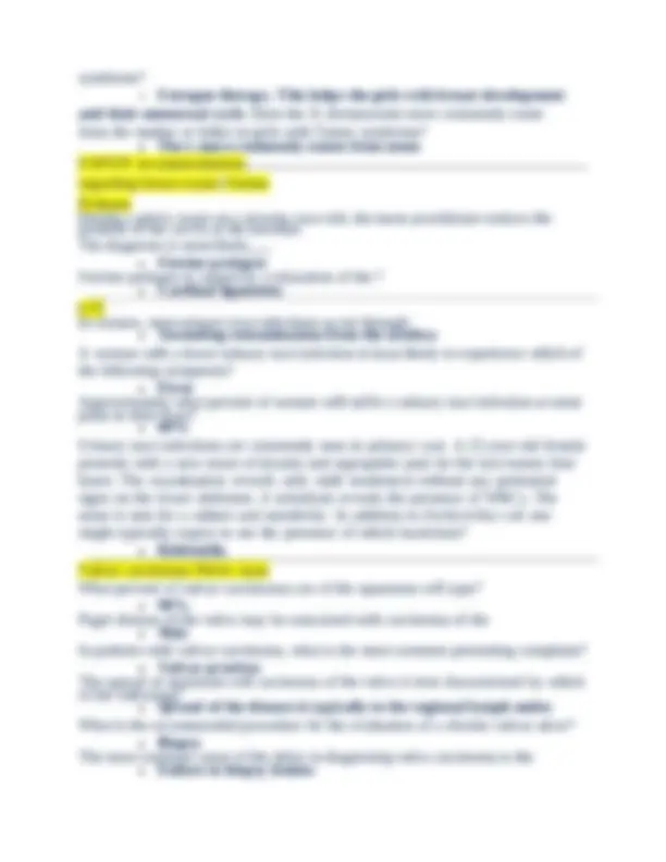 NUR602 Final Week 8 Questions with Answers | Exams Nursing | Docsity