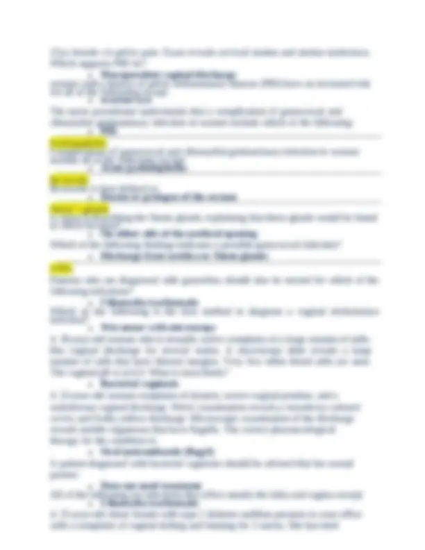 NUR602 Final Week 8 Questions with Answers | Exams Nursing | Docsity