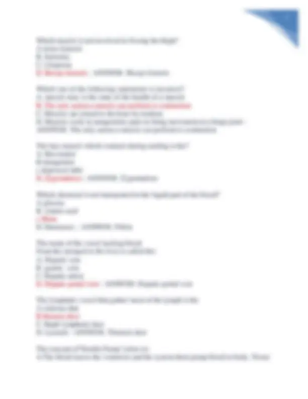 O Orrect CIDESCO FINAL EXAM LATEST 2023-2024 REAL EXAM 200 QUESTIONS AND C ...