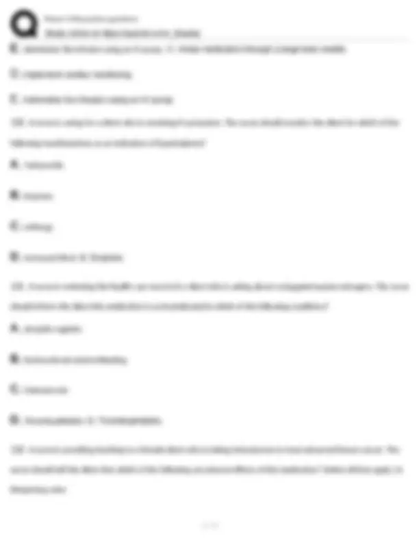 Pharm CMS practice questions (CMS practice questions from ATI) | Exams ...