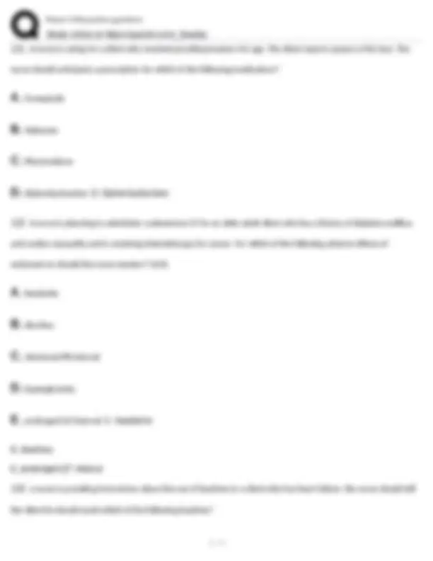 Pharm CMS practice questions (CMS practice questions from ATI) | Exams ...
