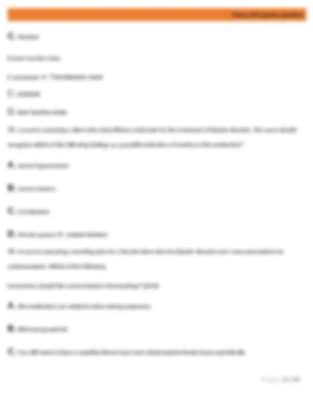 Pharm CMS practice questions (CMS practice questions from ATI) | Exams ...