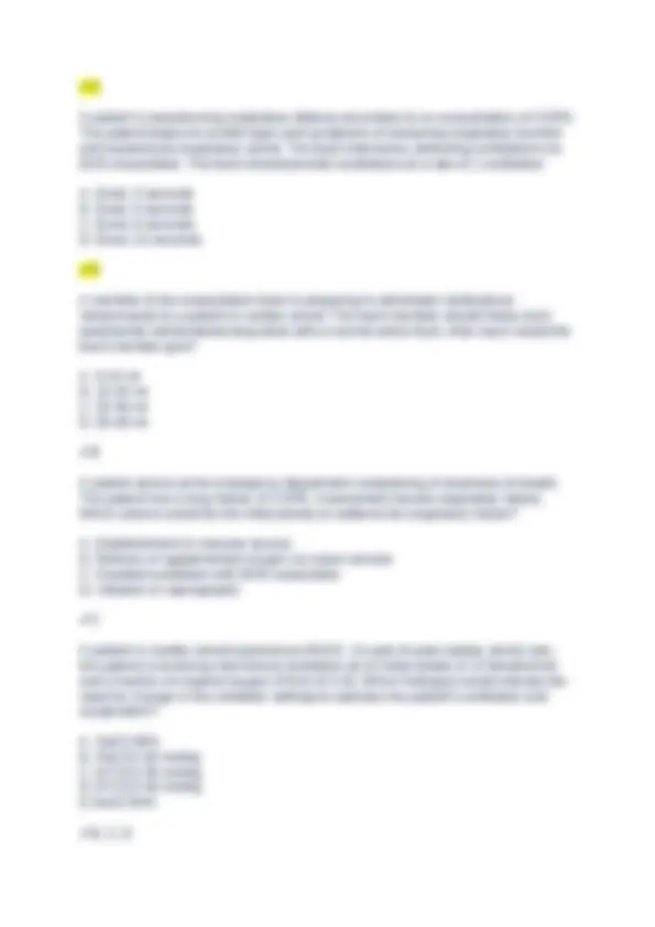 ACLS Final Exam 2023 Questions with answers | Exams Nursing | Docsity