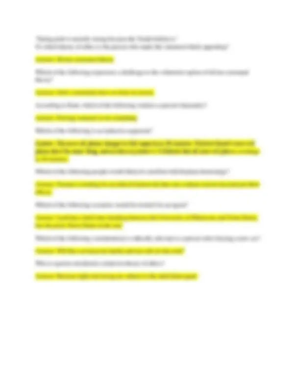 Intro to Ethics PHIL 200 Unit Final GRADED A+: Multiple Choice ...