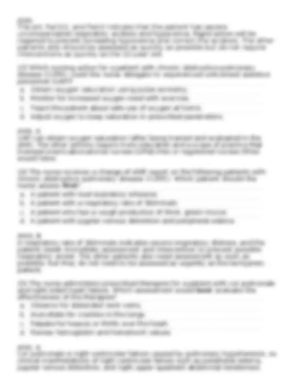 NURS MISC COPD Exam Questions with Correct Answers | Exams Nursing ...