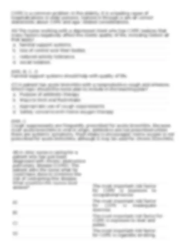 NURS MISC COPD Exam Questions with Correct Answers | Exams Nursing ...