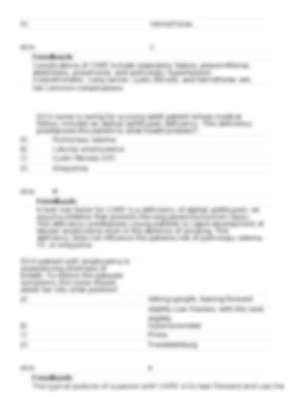 NURS MISC COPD Exam Questions with Correct Answers | Exams Nursing ...