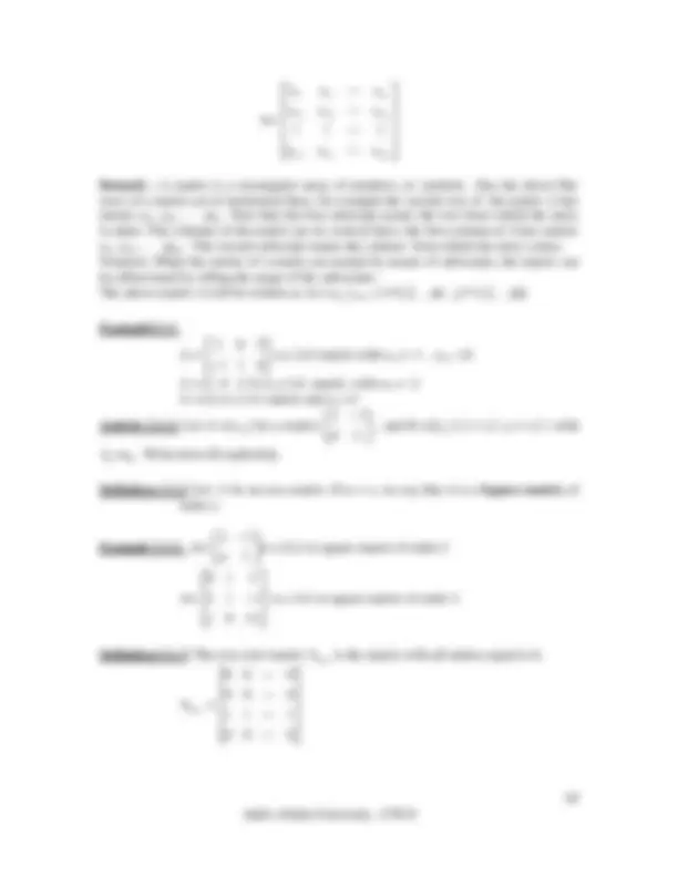 Applied mathematics 1 | Lecture notes Applied Mathematics | Docsity