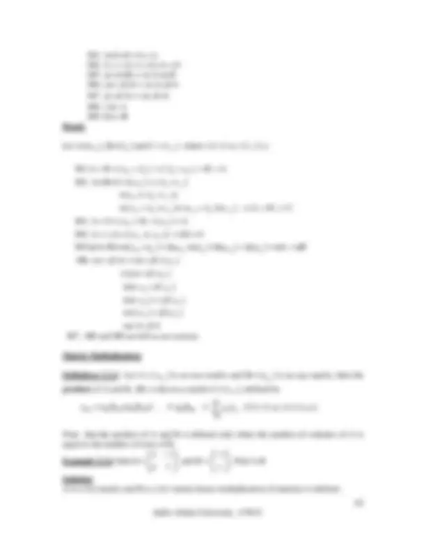 Applied mathematics 1 | Lecture notes Applied Mathematics | Docsity