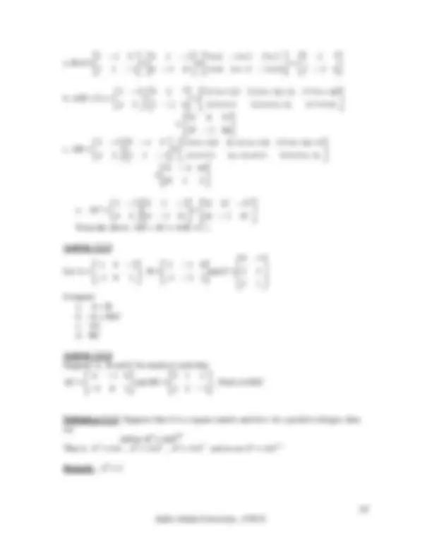 Applied mathematics 1 | Lecture notes Applied Mathematics | Docsity