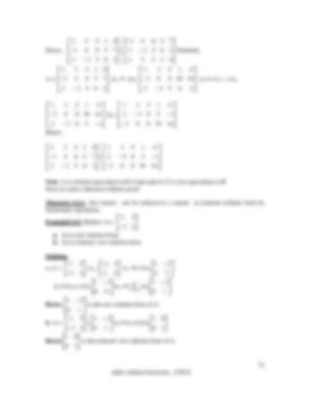 Applied mathematics 1 | Lecture notes Applied Mathematics | Docsity