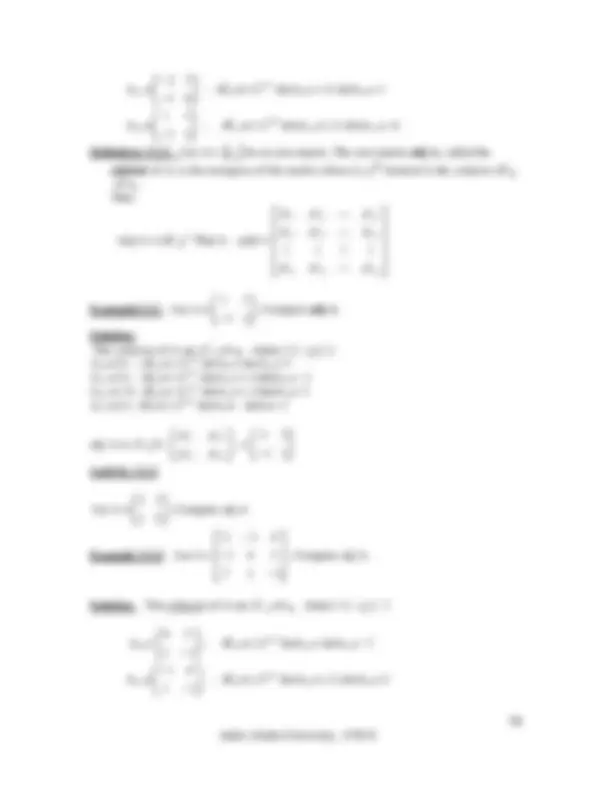 Applied mathematics 1 | Lecture notes Applied Mathematics | Docsity