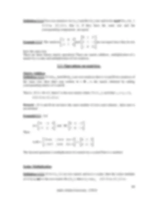 Applied mathematics 1 | Lecture notes Applied Mathematics | Docsity