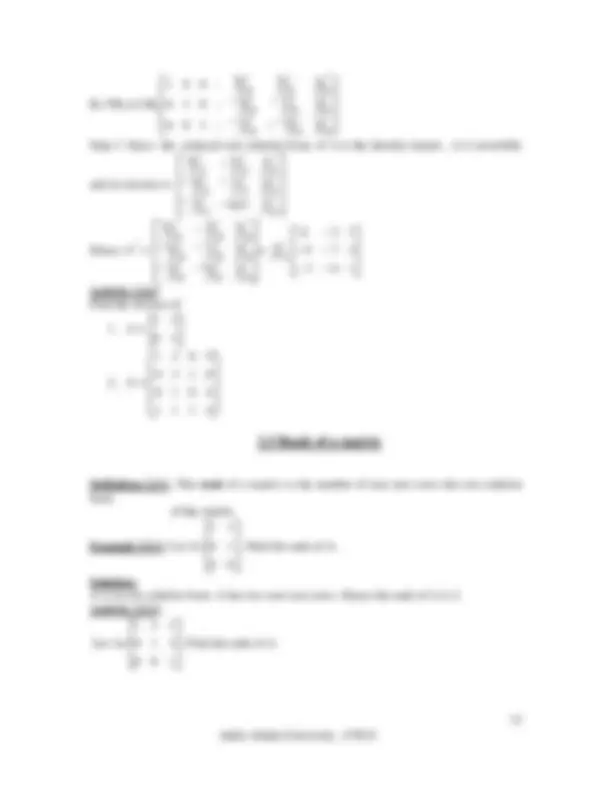 Applied mathematics 1 | Lecture notes Applied Mathematics | Docsity