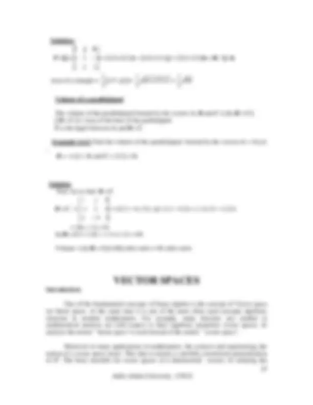 Applied mathematics 1 | Lecture notes Applied Mathematics | Docsity