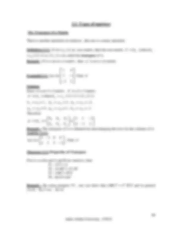 Applied mathematics 1 | Lecture notes Applied Mathematics | Docsity