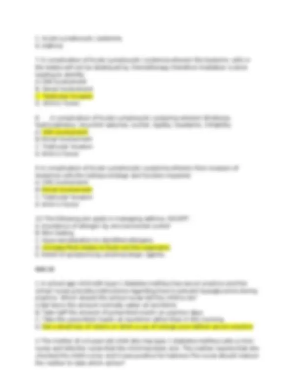 Nursing 105 SAS 13 exam questions with solved answers already rated A+ ...