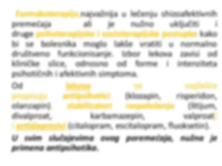 osnovi psihijatrije, primeri i primena | Study notes Psychology | Docsity