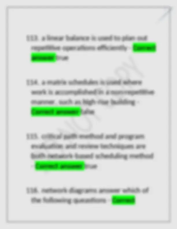 Construction Management Final Exam Study Guide | Exams Construction ...