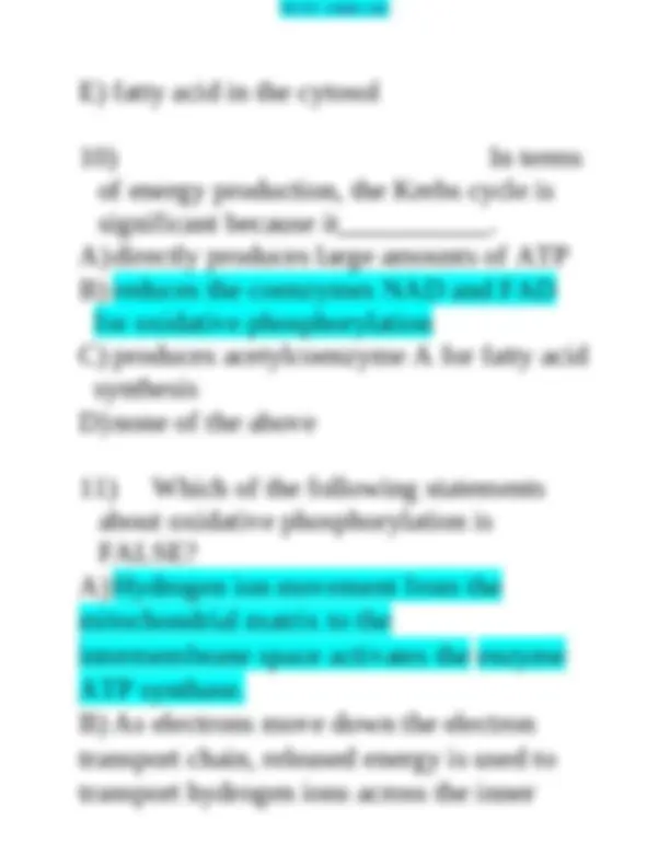 Biology Exam Questions and Answers | Exams Biology | Docsity