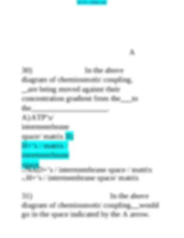 Biology Exam Questions and Answers | Exams Biology | Docsity