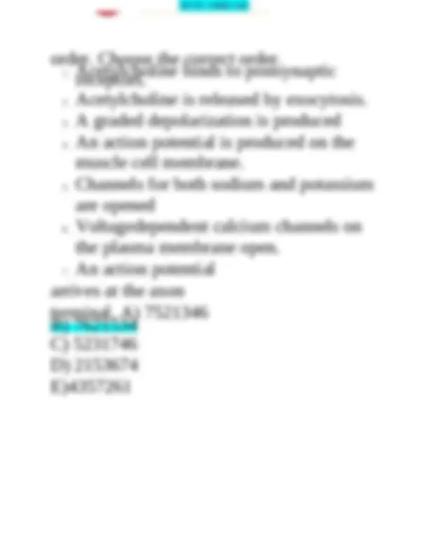 Biology Exam Questions and Answers | Exams Biology | Docsity