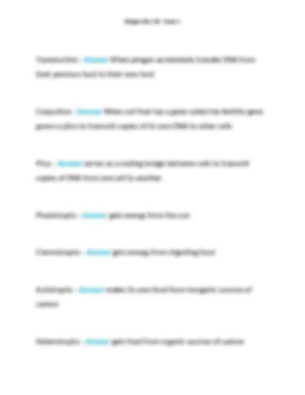 Rutgers Bio 116 - Exam 1 Questions with Correct Answers. | Exams ...