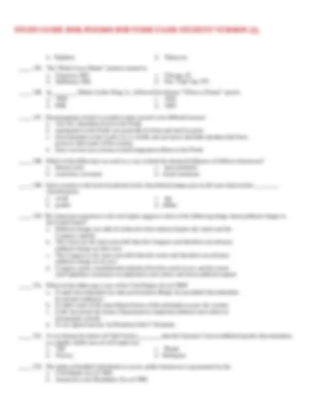 Study Guide for POS2041 Mid-Term Exam | Exams Commercial Law | Docsity