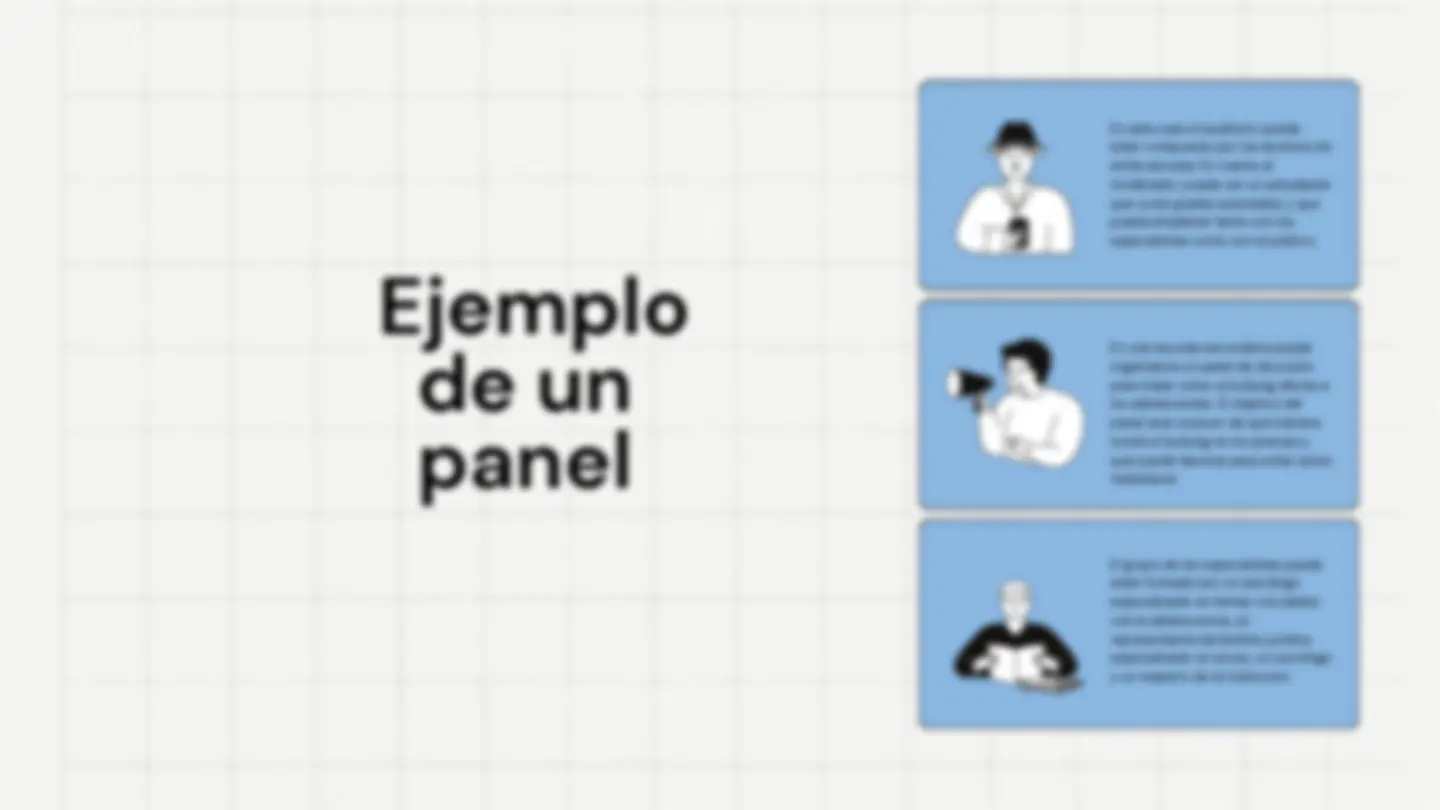 Un Panel Guía para organizar un panel de discusión en salud: temas ...