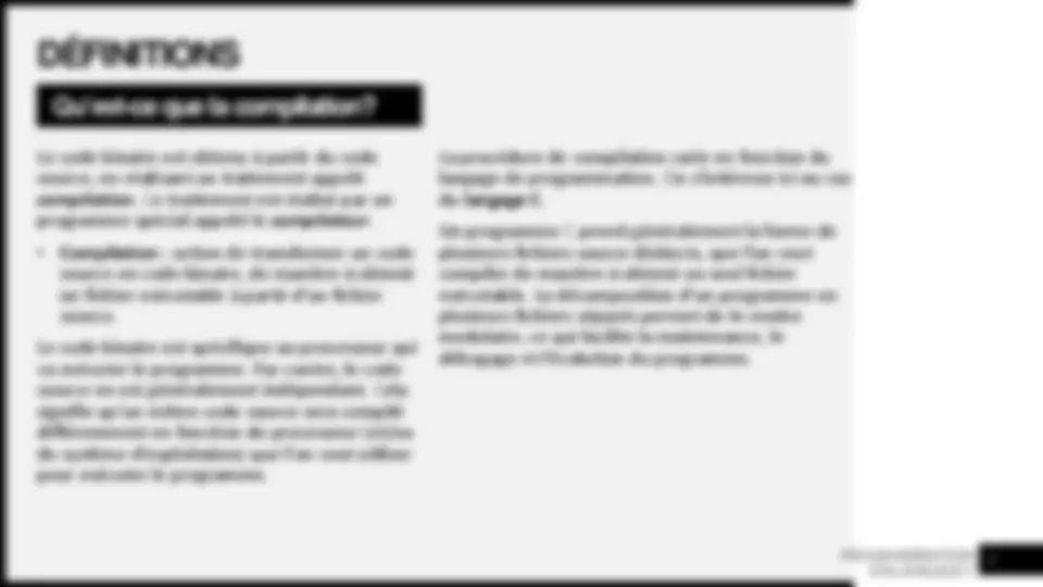 Programmation en Langage C : Compilation et Exécution de Code Binaire ...
