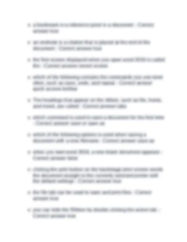 Microsoft Word 2016 Exam Questions and Answers | Exams Information ...