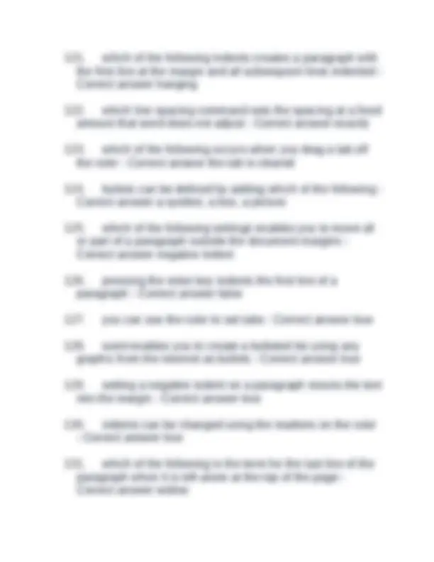 Microsoft Word 2016 Exam with Verified Answers | Exams Information ...