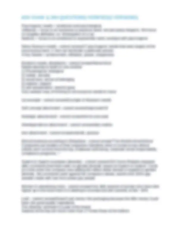 Marketing and Consumer Behavior Exam Notes | Exams Nursing | Docsity
