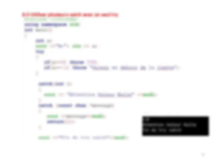Gérer les exceptions en programmation : Syntaxe et exemples en C++ ...
