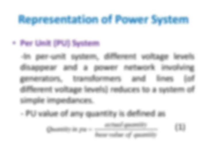 System Per System Per-Unit System Analysis in Power Systems | Lecture notes Engineering ...