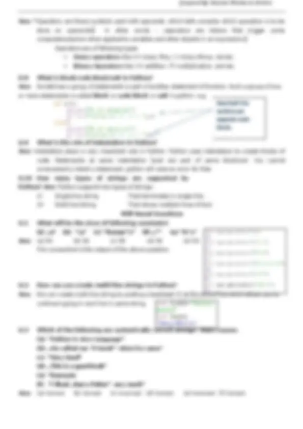CBSE Class 11 Python Test Bank: Chapter-1 Questions and Answers | Exams ... image.