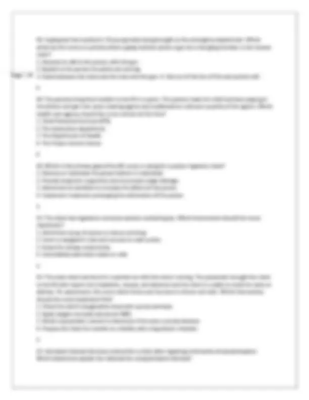 MED SURG EXAM 3 2024 GALEN COLLEGE OF NURSING WITH ACTUAL CORRECT ...