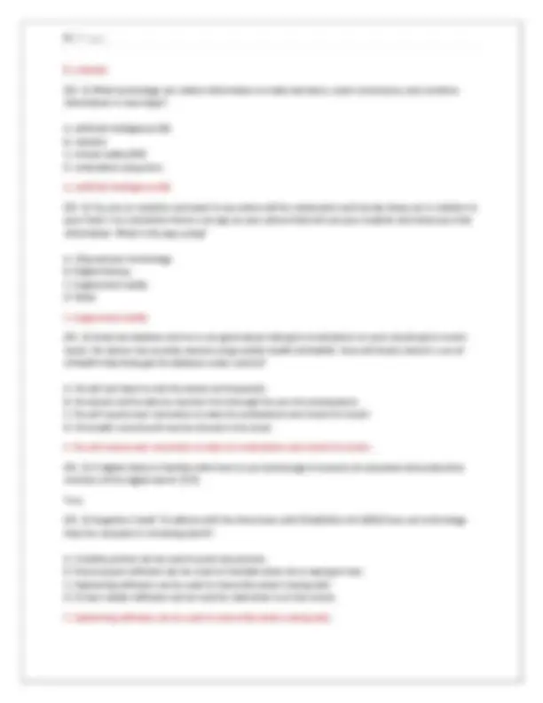 Ite Bridging Math Module Question ITE 152 Exam 1: Technology and Computing Questions with Answers and ...