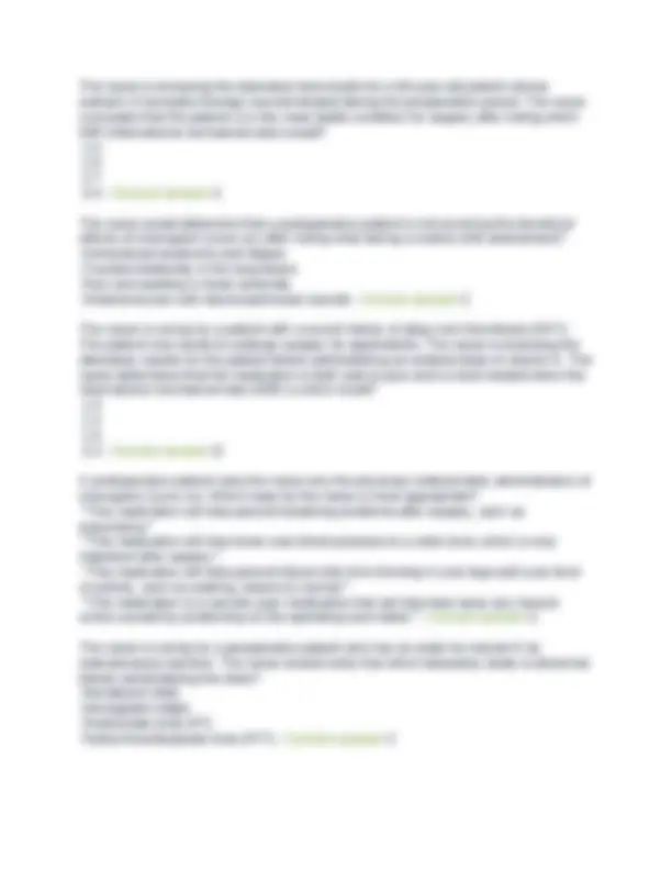 Med Surge-Exam 2 NCLEX Questions WITH Verified Answers 100% Correct ...