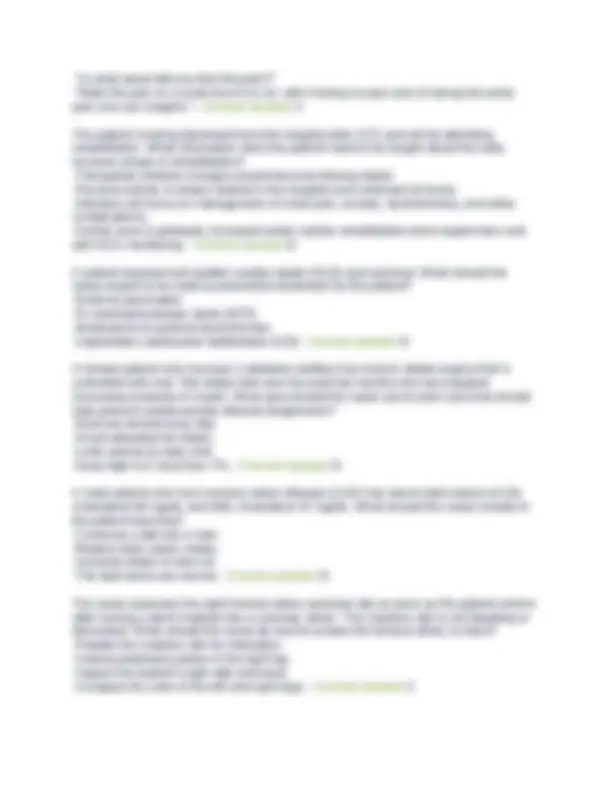 Med Surge-Exam 2 NCLEX Questions WITH Verified Answers 100% Correct ...