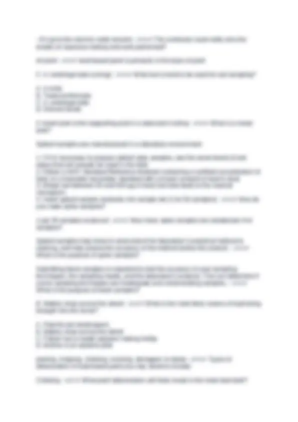 Lead Risk Assessment Study Guide: EPA Guidelines and Sampling Methods ...