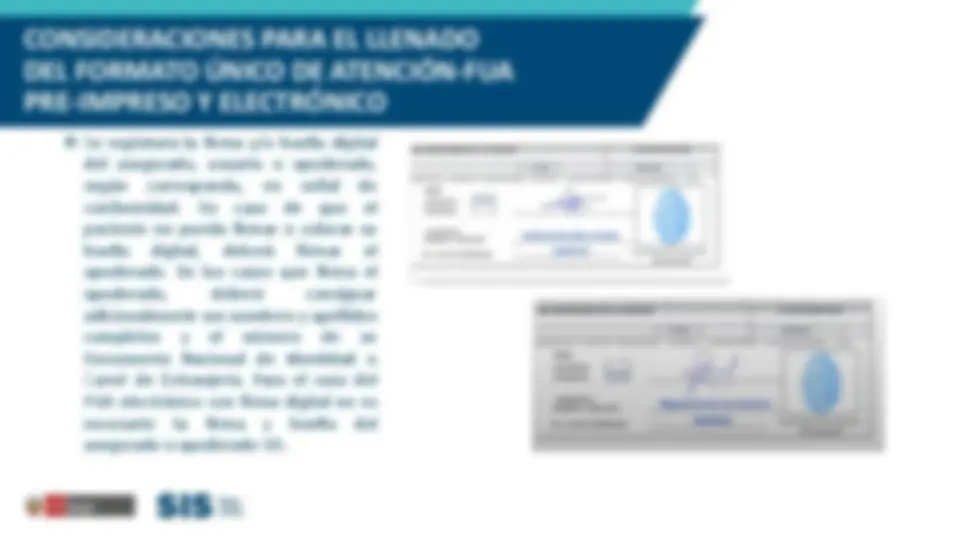 Gestión del Formato Único de Atención - FUA en las IPRESS | Esquemas y ...