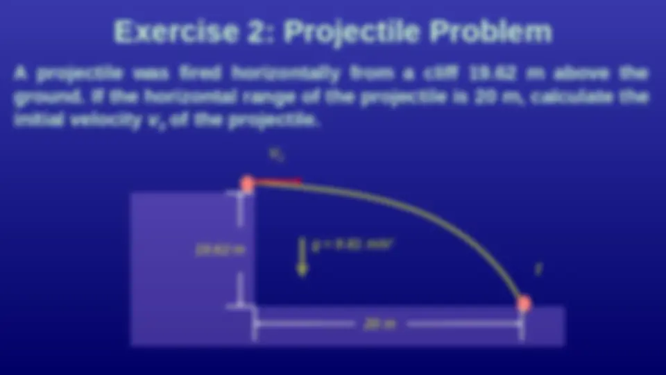 Kinematics of Motion: 1D and 2D | Slides Science education | Docsity