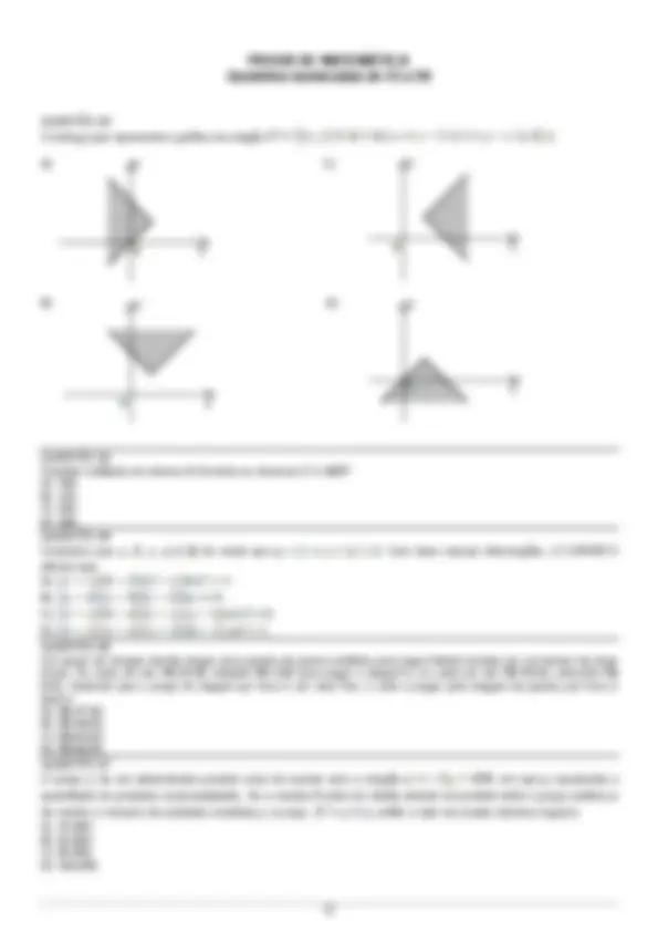 Paes unimontes prova | Provas Matemática | Docsity
